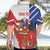 Personalized Chile Independence Day Hawaiian Shirt Chilean Coat Of Arms Copihue Flag Style - Wonder Print Shop