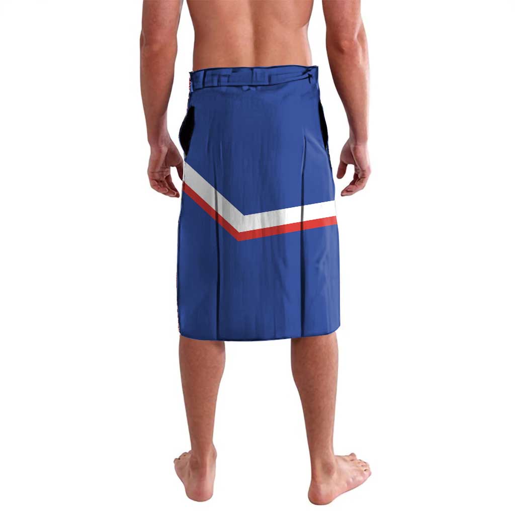 Personalized Chile Independence Day Lavalava Chilean Coat Of Arms Copihue Flag Style - Wonder Print Shop