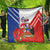 Personalized Chile Independence Day Quilt Chilean Coat Of Arms Copihue Flag Style - Wonder Print Shop