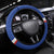 Chile Independence Day Steering Wheel Cover Chilean Coat Of Arms Copihue Flag Style - Wonder Print Shop