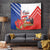 Personalized Chile Independence Day Tapestry Chilean Coat Of Arms Copihue Flag Style - Wonder Print Shop