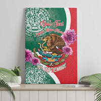 Personalized Mexico Independence Day Canvas Wall Art 16 De Septiembre Mexican Aztec - Wonder Print Shop