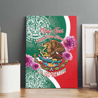Personalized Mexico Independence Day Canvas Wall Art 16 De Septiembre Mexican Aztec - Wonder Print Shop
