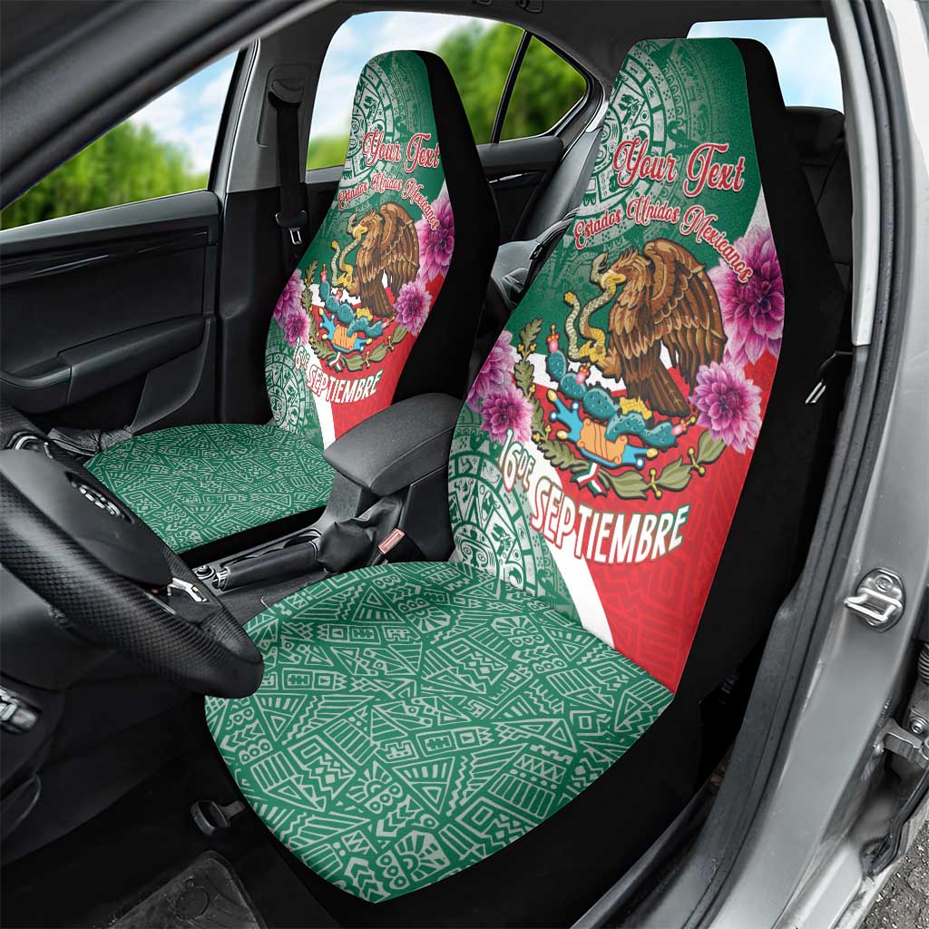 Personalized Mexico Independence Day Car Seat Cover 16 De Septiembre Mexican Aztec - Wonder Print Shop