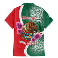 Personalized Mexico Independence Day Family Matching Mermaid Dress and Hawaiian Shirt 16 De Septiembre Mexican Aztec - Wonder Print Shop
