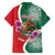 Personalized Mexico Independence Day Family Matching Off Shoulder Maxi Dress and Hawaiian Shirt 16 De Septiembre Mexican Aztec - Wonder Print Shop