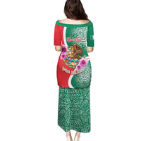 Personalized Mexico Independence Day Family Matching Puletasi and Hawaiian Shirt 16 De Septiembre Mexican Aztec - Wonder Print Shop