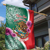 Personalized Mexico Independence Day Garden Flag 16 De Septiembre Mexican Aztec - Wonder Print Shop