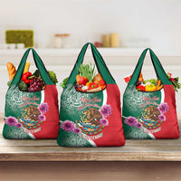 Personalized Mexico Independence Day Grocery Bag 16 De Septiembre Mexican Aztec