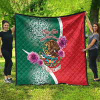 Personalized Mexico Independence Day Quilt 16 De Septiembre Mexican Aztec - Wonder Print Shop