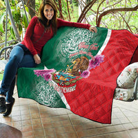 Personalized Mexico Independence Day Quilt 16 De Septiembre Mexican Aztec - Wonder Print Shop