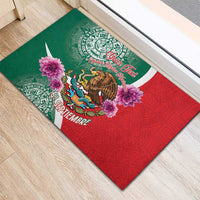 Personalized Mexico Independence Day Rubber Doormat 16 De Septiembre Mexican Aztec - Wonder Print Shop