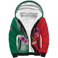 Personalized Mexico Independence Day Sherpa Hoodie 16 De Septiembre Mexican Aztec - Wonder Print Shop