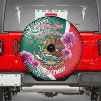 Personalized Mexico Independence Day Spare Tire Cover 16 De Septiembre Mexican Aztec - Wonder Print Shop