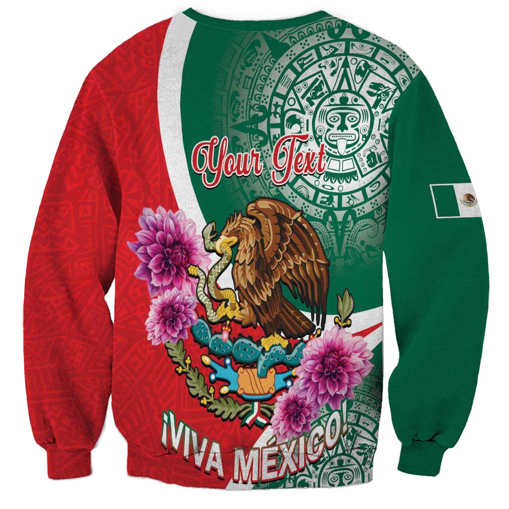 Personalized Mexico Independence Day Sweatshirt 16 De Septiembre Mexican Aztec - Wonder Print Shop