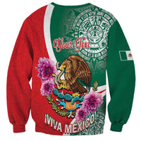 Personalized Mexico Independence Day Sweatshirt 16 De Septiembre Mexican Aztec - Wonder Print Shop