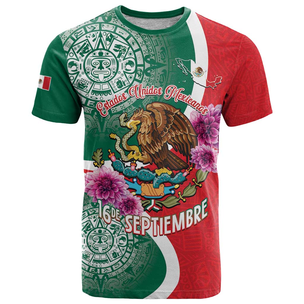 Personalized Mexico Independence Day T Shirt 16 De Septiembre Mexican Aztec - Wonder Print Shop