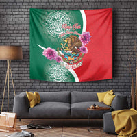 Personalized Mexico Independence Day Tapestry 16 De Septiembre Mexican Aztec - Wonder Print Shop