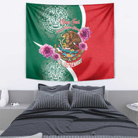 Personalized Mexico Independence Day Tapestry 16 De Septiembre Mexican Aztec - Wonder Print Shop