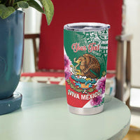 Personalized Mexico Independence Day Tumbler Cup 16 De Septiembre Mexican Aztec - Wonder Print Shop
