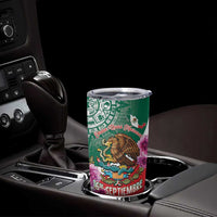 Personalized Mexico Independence Day Tumbler Cup 16 De Septiembre Mexican Aztec - Wonder Print Shop