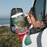 Personalized Mexico Independence Day Tumbler With Handle 16 De Septiembre Mexican Aztec - Wonder Print Shop