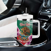 Personalized Mexico Independence Day Tumbler With Handle 16 De Septiembre Mexican Aztec - Wonder Print Shop