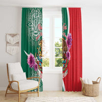 Personalized Mexico Independence Day Window Curtain 16 De Septiembre Mexican Aztec - Wonder Print Shop