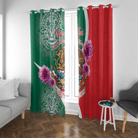 Personalized Mexico Independence Day Window Curtain 16 De Septiembre Mexican Aztec - Wonder Print Shop