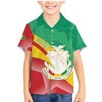 Personalised Guinea Independence Day Family Matching Mermaid Dress and Hawaiian Shirt Happy 2 October Guinee Coat Of Arms - Wonder Print Shop