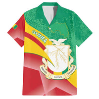 Personalised Guinea Independence Day Family Matching Summer Maxi Dress and Hawaiian Shirt Happy 2 October Guinee Coat Of Arms - Wonder Print Shop