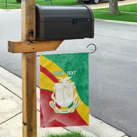 Personalised Guinea Independence Day Garden Flag Happy 2 October Guinee Coat Of Arms - Wonder Print Shop