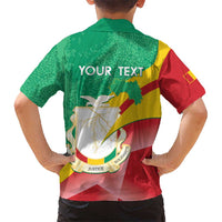 Personalised Guinea Independence Day Hawaiian Shirt Happy 2 October Guinee Coat Of Arms - Wonder Print Shop
