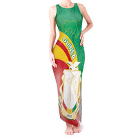 Personalised Guinea Independence Day Tank Maxi Dress Happy 2 October Guinee Coat Of Arms - Wonder Print Shop