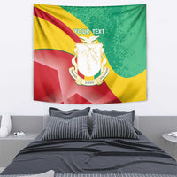Personalised Guinea Independence Day Tapestry Happy 2 October Guinee Coat Of Arms - Wonder Print Shop