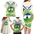 Personalised Lesotho Independence Day Family Matching Long Sleeve Bodycon Dress and Hawaiian Shirt Aloe Polyphylla Mix Coat Of Arms - Wonder Print Shop