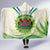 Personalised Lesotho Independence Day Hooded Blanket Aloe Polyphylla Mix Coat Of Arms