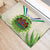 Personalised Lesotho Independence Day Rubber Doormat Aloe Polyphylla Mix Coat Of Arms - Wonder Print Shop