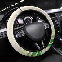Lesotho Independence Day Steering Wheel Cover Aloe Polyphylla Mix Coat Of Arms - Wonder Print Shop
