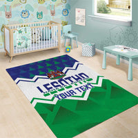 Personalised Lesotho Independence Day Area Rug Naha ea Lesotho Proud - Wonder Print Shop
