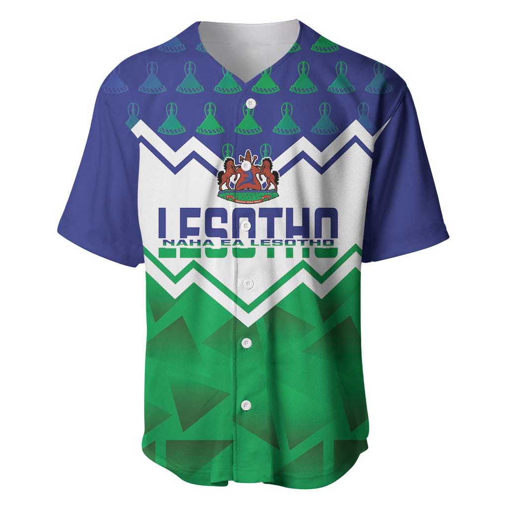 Personalised Lesotho Independence Day Baseball Jersey Naha ea Lesotho Proud - Wonder Print Shop