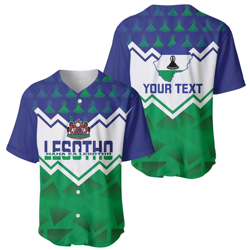 Personalised Lesotho Independence Day Baseball Jersey Naha ea Lesotho Proud - Wonder Print Shop