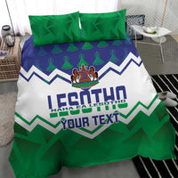 Personalised Lesotho Independence Day Bedding Set Naha ea Lesotho Proud - Wonder Print Shop