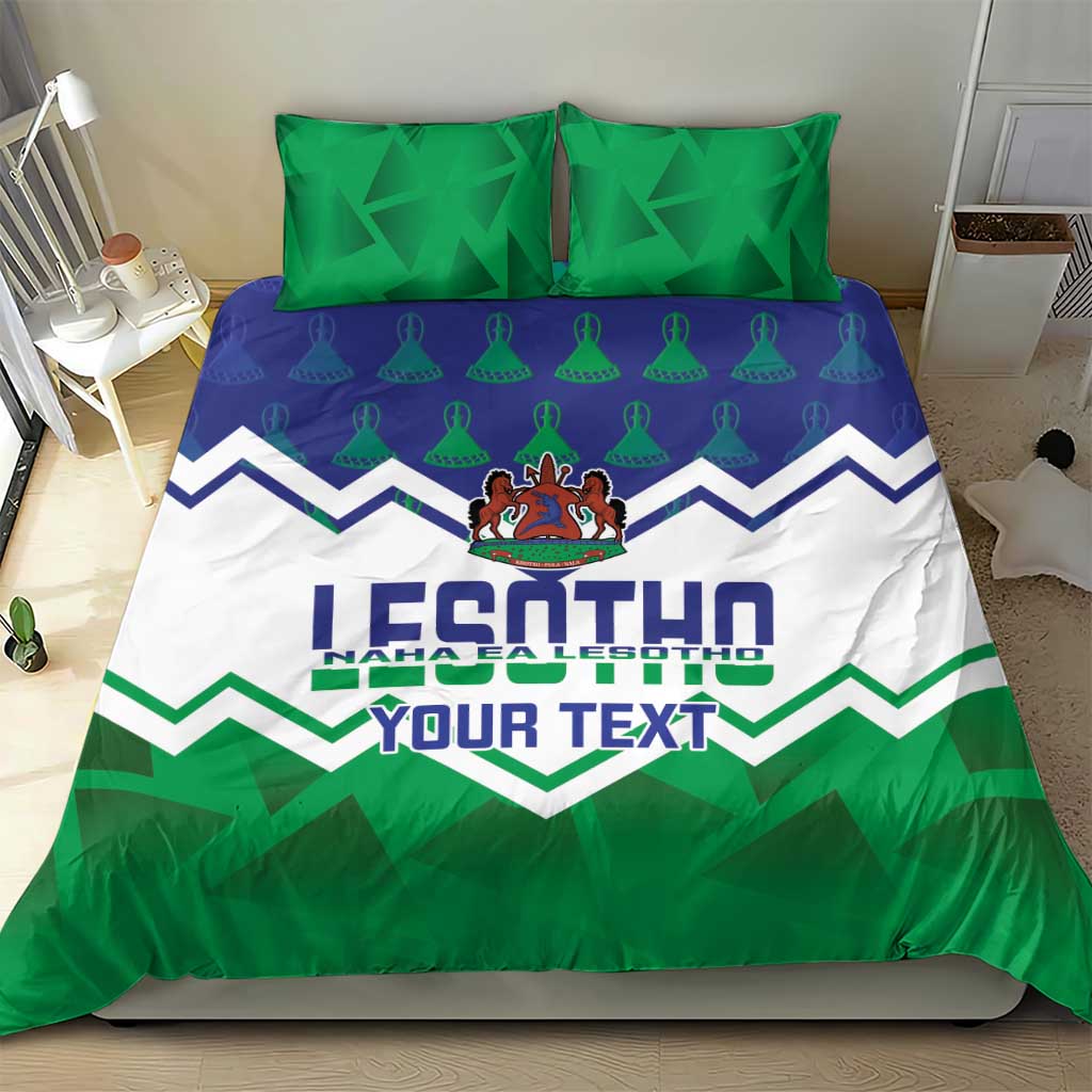 Personalised Lesotho Independence Day Bedding Set Naha ea Lesotho Proud - Wonder Print Shop