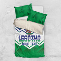 Personalised Lesotho Independence Day Bedding Set Naha ea Lesotho Proud - Wonder Print Shop