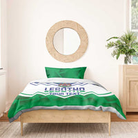 Personalised Lesotho Independence Day Bedding Set Naha ea Lesotho Proud - Wonder Print Shop