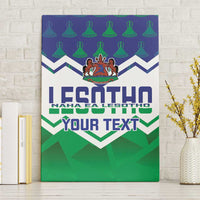 Personalised Lesotho Independence Day Canvas Wall Art Naha ea Lesotho Proud - Wonder Print Shop