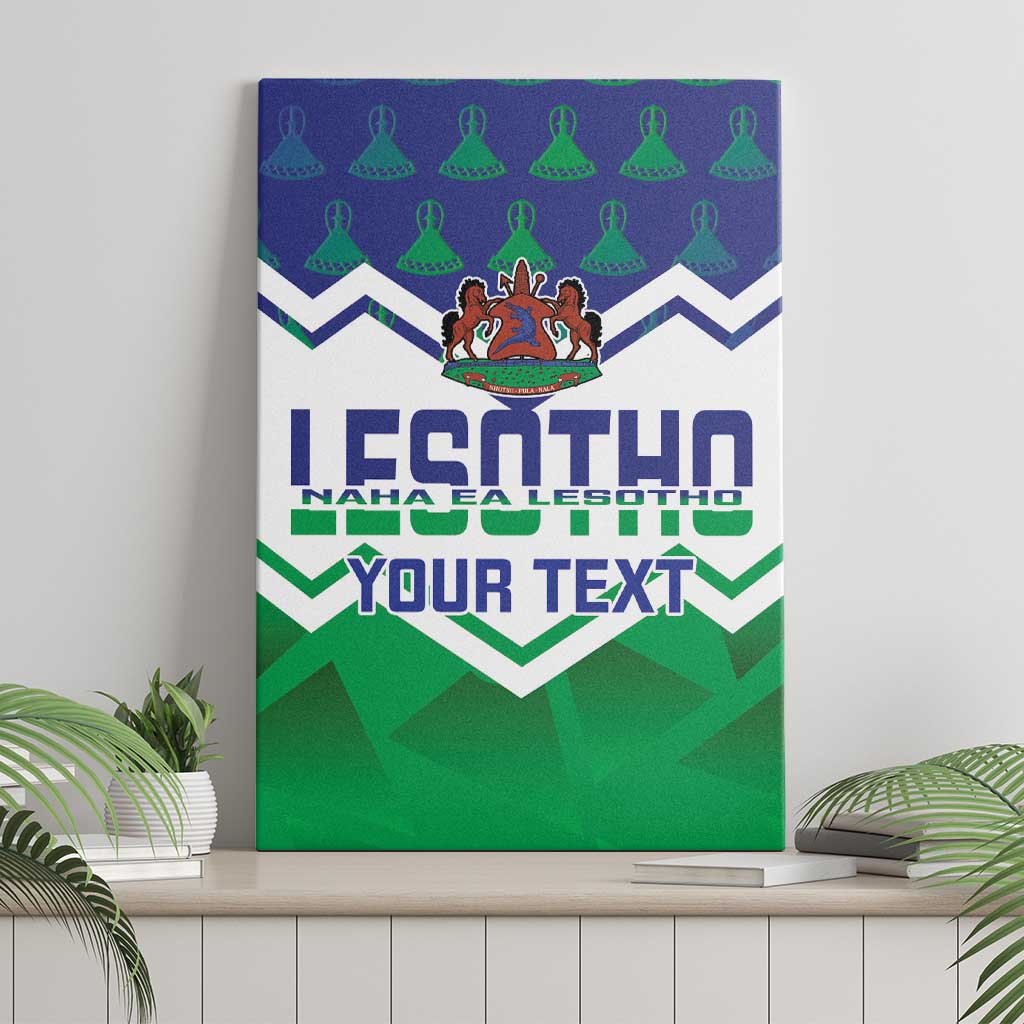 Personalised Lesotho Independence Day Canvas Wall Art Naha ea Lesotho Proud - Wonder Print Shop
