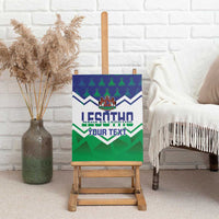 Personalised Lesotho Independence Day Canvas Wall Art Naha ea Lesotho Proud - Wonder Print Shop