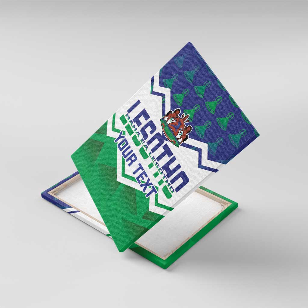 Personalised Lesotho Independence Day Canvas Wall Art Naha ea Lesotho Proud - Wonder Print Shop